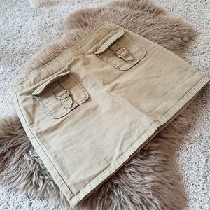 Old Navy Beige Pocket Skirt